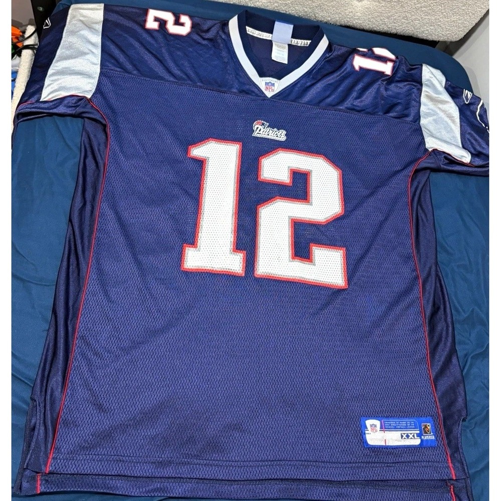Vintage Reebok EQT On Field New England Patriots Tom Brady Size XXL